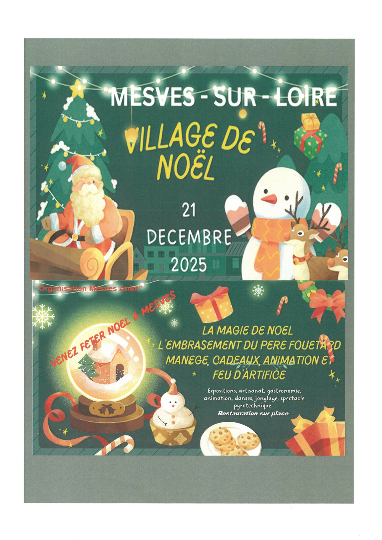 24&egrave;me Village de No&euml;l &agrave; Mesves-sur-Loire